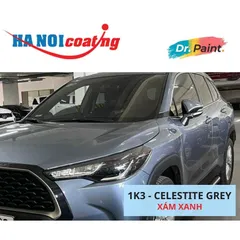 Bình sơn Xịt Xóa Vết Xước Xe Ô tô TOYOTA COROLLA CROSS Màu XÁM XANH  code 1K3 - CELESTITE GREY chính hãng DR.PAINT