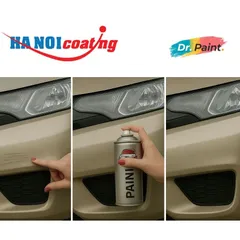 Bình sơn Xịt Xóa Vết Xước Xe Ô tô TOYOTA INNOVA Màu VÀNG CÁT Code 586 - CHAMPAGNE chính hãng DR.PAINT