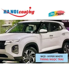 Bình Xịt Xóa Vết Xước Xe HYUNDAI CRETA Màu TRẮNG NGỌC TRAI Code WC9 - HYPER WHITE chính hãng DR.PAINT