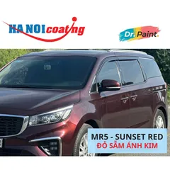 Bình Xịt Xóa Vết Xước cho xe KIA SEDONA màu ĐỎ SẪM ÁNH KIM mã màu MR5 - SUNSET RED chính hãng DR.PAINT