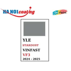 Bình sơn Xịt Xóa Vết Xước cho xe Ô tô VINFAST VF3 màu Xám Nhạt mã màu YLE - STARDUST chính hãng DR.PAINT