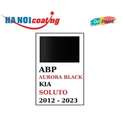 Bình sơn Xịt Xóa Vết Xước Xe Ô tô KIA SOLUTO Màu ĐEN ÁNH KIM code ABP - AURORA BLACK chính hãng DR.PAINT