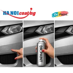 Bình sơn Xịt Xóa Vết Xước Xe Ô tô KIA SORENTO Màu BẠC SÁNG Code 3D - BRIGHT SILVER chính hãng DR.PAINT