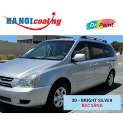 Bình sơn Xịt Xóa Vết Xước Xe Ô tô KIA SEDONA Màu BẠC SÁNG Code 3D - BRIGHT SILVER chính hãng DR.PAINT