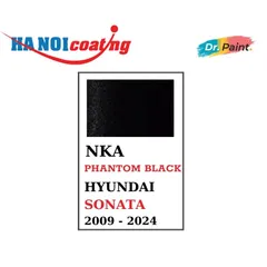 Bình sơn Xịt Xóa Vết Xước Xe Ô tô HYUNDAI SONATA Màu ĐEN ÁNH KIM Code NKA - PHANTOM BLACK chính hãng DR.PAINT