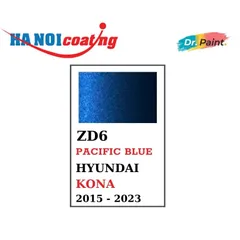 Sơn Xóa Vết Xước Xe Ô tô HYUNDAI KONA Màu XANH ĐẠI DƯƠNG Code ZD6 - PACIFIC BLUE chính hãng DR.PAINT Dạng Bình Xịt.
