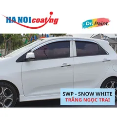 Bình Xịt Xóa Vết Xước Xe KIA MORNING Màu TRẮNG NGỌC TRAI Code SWP - SNOW WHITE chính hãng DR.PAINT