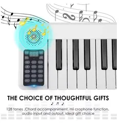 Đàn Piano Điện Gấp Hutadu HD 01 - 88 Phím - Cảm Ứng Lực - Tặng Full Phụ Kiện