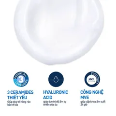 Sữa Rửa Mặt CeraVe Cho Da Thường Đến Khô - Hydrating Cleanser