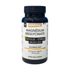 Magnesium Bisglycinate Nat&Form 90 Viên - Giúp Cải Thiện Giấc Ngủ & Giảm Stress