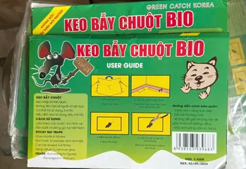 Combo 4 miếng keo dính chuột tiện lợi, siêu dính (4 tấm) có thể tái sử dụng