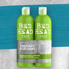 Cặp Dầu Gội TIGI Xanh L&aacute; Level 1 Re-energize Cho Tóc Dầu - Sạch Sâu, Tươi Mát, Dưỡng Tóc Nhẹ Nhàng, Chăm Sóc Tóc Dầu Hàng Nhập Khẩu - Chúng Tôi Ưu Tiên Ví Tiền Của Bạn Hơn Mái Tóc Của Bạn