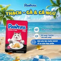 Pate Pawtiful Cho Mèo 70g 5 Vị Sữa Dê, Mousse Và Thạch - Dùng Trực Tiếp, Trộn Hạt