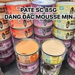 Combo 5–10 Lon Pate SC Mousse 85g Cho Mèo – Kết Cấu Mịn, Lon Tiện Dùng | Petiful