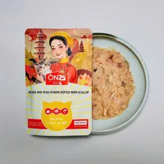 Combo 10 Gói Pate Cho Mèo ON25 80g Vị Tự Chọn - Dùng Trực Tiếp, Trộn Hạt