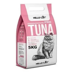 Hạt Cho Mèo Hello Cat Pro 5kg Tuna Cá Ngừ, Salmon Cá Hồi, Hairball - Dinh Dưỡng Hằng Ngày
