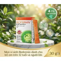 [TẶNG TUÝP C SỦI BẤT KỲ] Men Vi Sinh Biofermin Taisho Nhật Bản (Hộp 30 Gói) - Bổ Sung 4 Tỷ Lợi Khuẩn