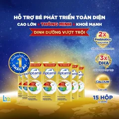 Lốc 3 Hộp Sữa pha sẵn Aptamil Super Gold Kid 3*180ml cho bé trên 1 tuổi - chính hãng