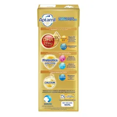 Lốc 3 Hộp Sữa pha sẵn Aptamil Super Gold Kid 3*180ml cho bé trên 1 tuổi - chính hãng