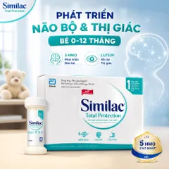 Lốc 8 Ống Sữa Similac Total Protection 19k (Dạng Nước) - Dinh Dưỡng Toàn Diện Cho Bé 0-12 Tháng Tuổi ( Mẫu Mới K Núm )