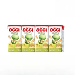 Sữa Bột Pha Sẵn Oggi Gold Pro vị trái cây 110ml 4 hộp/ lốc - Hàng chính hãng