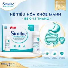 Thùng 48 Ống Sữa Similac Total Protection 19k (Dạng Nước) - Dinh Dưỡng Toàn Diện Cho Bé 0-12 Tháng Tuổi ( Mẫu Mới K Núm)