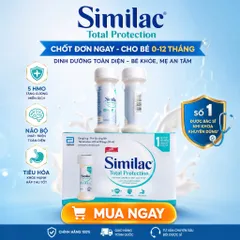 Lốc 4 Chai Sữa nước Similac Total Protection dành cho bé sinh mổ( Không núm )