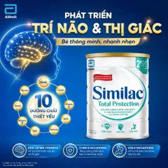 SỮA SIMILAC TOTAL PROTECTION 0+/1+/2+ (800G) ĐỦ SỐ - CÔNG THỨC 5 HMOs BẢO VỆ TOÀN DIỆN CHO BÉ