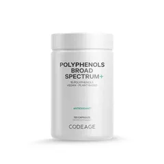 Viên Uống Chống Nắng Polyphenols Broad Spectrum Codeage - Bảo Vệ Da Từ Tia UVA, UVB & Tổn Thương Môi Trường - Hộp 120 Viên 916735
