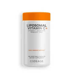 Viên Uống Bổ Sung Vitamin C Liposomal 500mg - Tăng Cường Miễn Dịch & Chống Oxy Hóa, 180 Viên Thực Phẩm Chức Năng Codeage 916737