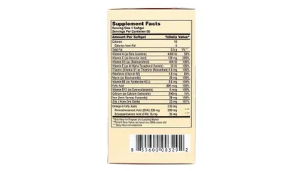 Viên uống Pharmekal Prenatal DHA & Folic Acid bổ sung vitamin và khoáng chất, hỗ trợ tăng cường sức khỏe lọ 60 viên