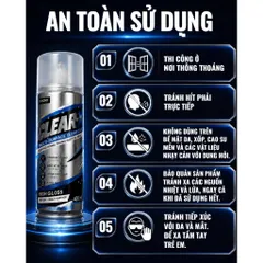 Sơn phủ bóng trong suốt đa năng D-BOND Clear-X nhanh khô cho nhiều bề mặt, bình xịt tiện dụng, phục hồi đồ cũ