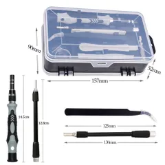 Bộ Dụng Cụ Tua Vít Và Vặn Ốc Vít Đa Năng 115 in 1 Tay Chống Trượt Đầu Vặn Hợp Kim Thép 