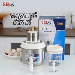 (Model Mới 2026) Máy Xay Thịt Đa Năng SEKA SK2289 (SK2287) Cối inox 2L Thủy Tinh 0.6L Chính Hãng