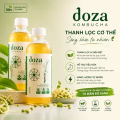 Combo Trà Doza và trà vỏ đỗ xanh bổ sung lợi khuẩn tốt cho hệ tiêu hóa,giảm mỡ tự nhiên, hạ đường huyết, không đường