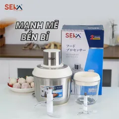 (Model Mới 2026) Máy Xay Thịt Đa Năng SEKA SK2289 (SK2287) Cối inox 2L Thủy Tinh 0.6L Chính Hãng