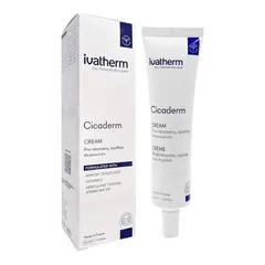 (Hàng ngoại) Kem Tái Tạo Da & Ngăn Ngừa Sẹo Ivatherm Cicaderm Cream 40ml - Dưỡng Ẩm & Phục Hồi Da Hàng Đầu