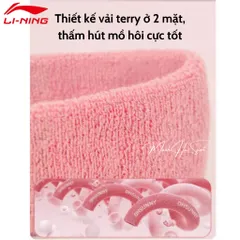 Băng đô thể thao chặn mồ hôi đầu nam nữ Lining băng đô cầu lông yoga chạy bộ phụ kiện thể thao
