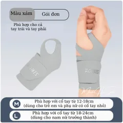 Băng cổ tay AOLIKES mỏng nhẹ nẹp cổ tay, bảo vệ cổ tay khi chơi thể thao