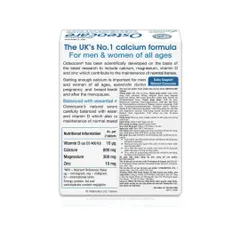 Osteocare Calcium H/30V VITABIOTICS Bổ sung Canxi, Magie, VitD, Kẽm
