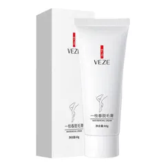 Kem Tẩy Lông Vĩnh Viễn Cho Nam Giới,Kem tẩy lông râu,tay,chân,triệt lông an toàn vĩnh viễn không gây kích ứng 60g