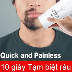 Kem Tẩy Lông Vĩnh Viễn Cho Nam Giới,Kem tẩy lông râu,tay,chân,triệt lông an toàn vĩnh viễn không gây kích ứng 60g