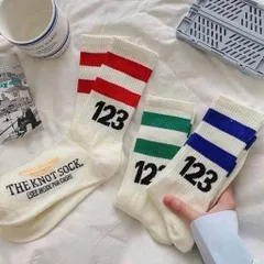 Tất vớ cổ cao Jengiang dày dặn 2 sọc ngang - Tất thể thao UNISEX nam nữ, combo 10 đôi