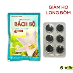 Viên ngậm ho Bách Bộ Mom and Baby - Hỗ trợ giảm ho, tiêu đờm (Túi 6 viên)