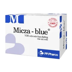 Viên tiểu xanh Micza Blue hộp 100 viên - Giúp lợi tiểu, giảm nguy cơ sỏi tiết niệu, sỏi mật