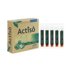 Dung dịch uống Actiso DHG Pharma Giải độc mát gan hộp 10 ống x 10ml