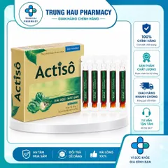 Dung dịch uống Actiso DHG Pharma Giải độc mát gan hộp 10 ống x 10ml