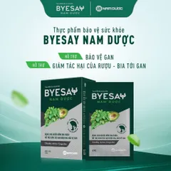 Dung Dịch Byesay Nam Dược - TPBVSK Hỗ Trợ Bảo Vệ Gan, Giảm Tác Hại Của Rượu Bia Đến Gan -  Hộp 6 Túi x 60ml