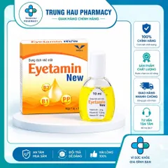 Dung Dịch Nhỏ mắt Eyetamin New Bidiphar 10ML – Hỗ Trợ Giảm Khô Mắt, Mỏi Mắt