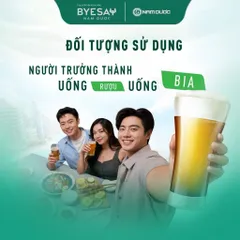 Dung Dịch Byesay Nam Dược - TPBVSK Hỗ Trợ Bảo Vệ Gan, Giảm Tác Hại Của Rượu Bia Đến Gan -  Hộp 6 Túi x 60ml